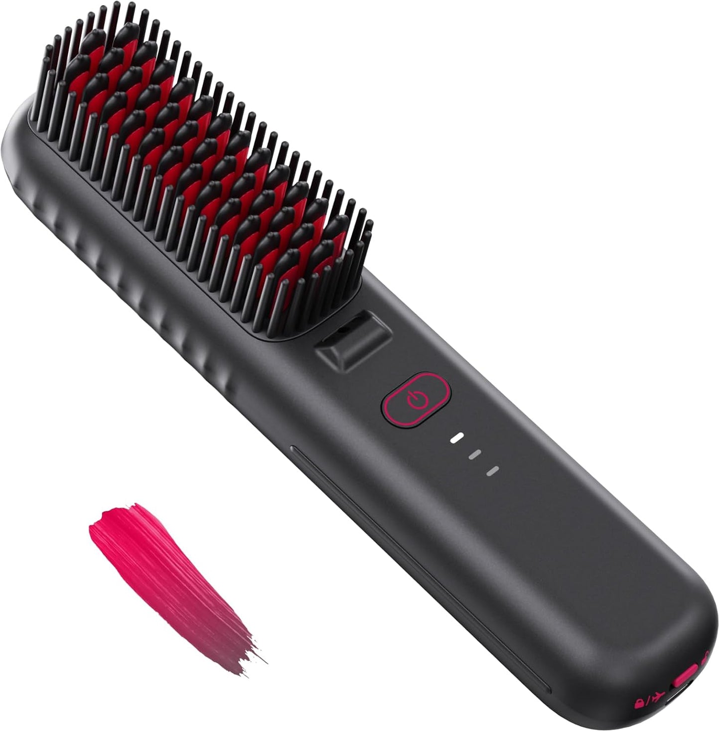 Silky Smooth Cordless Straightener Brush 1